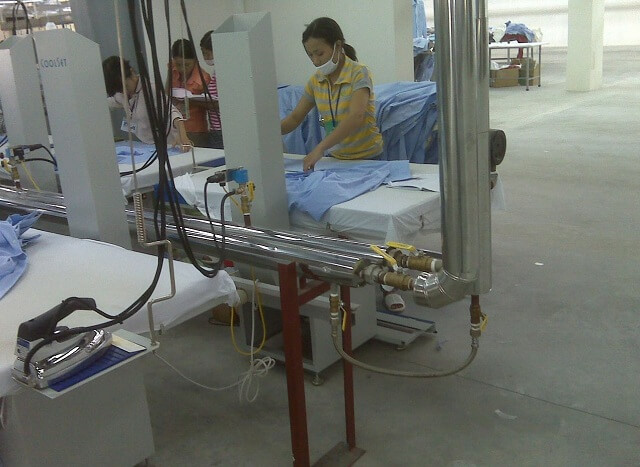 ống hơi cho ngành dệt